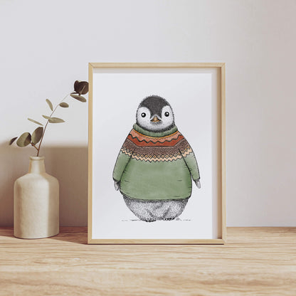 POSTER | Kunstdruck | Pinguin Fabi