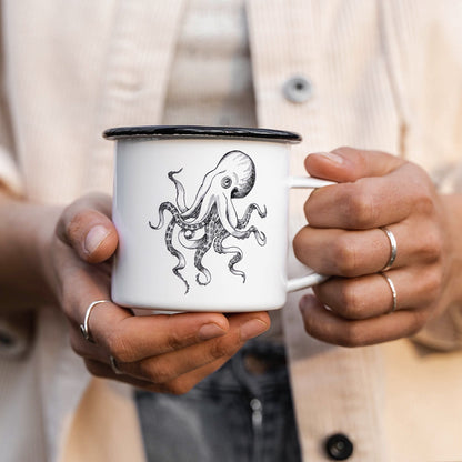 EMAILLE Tasse | Oktopus Bob