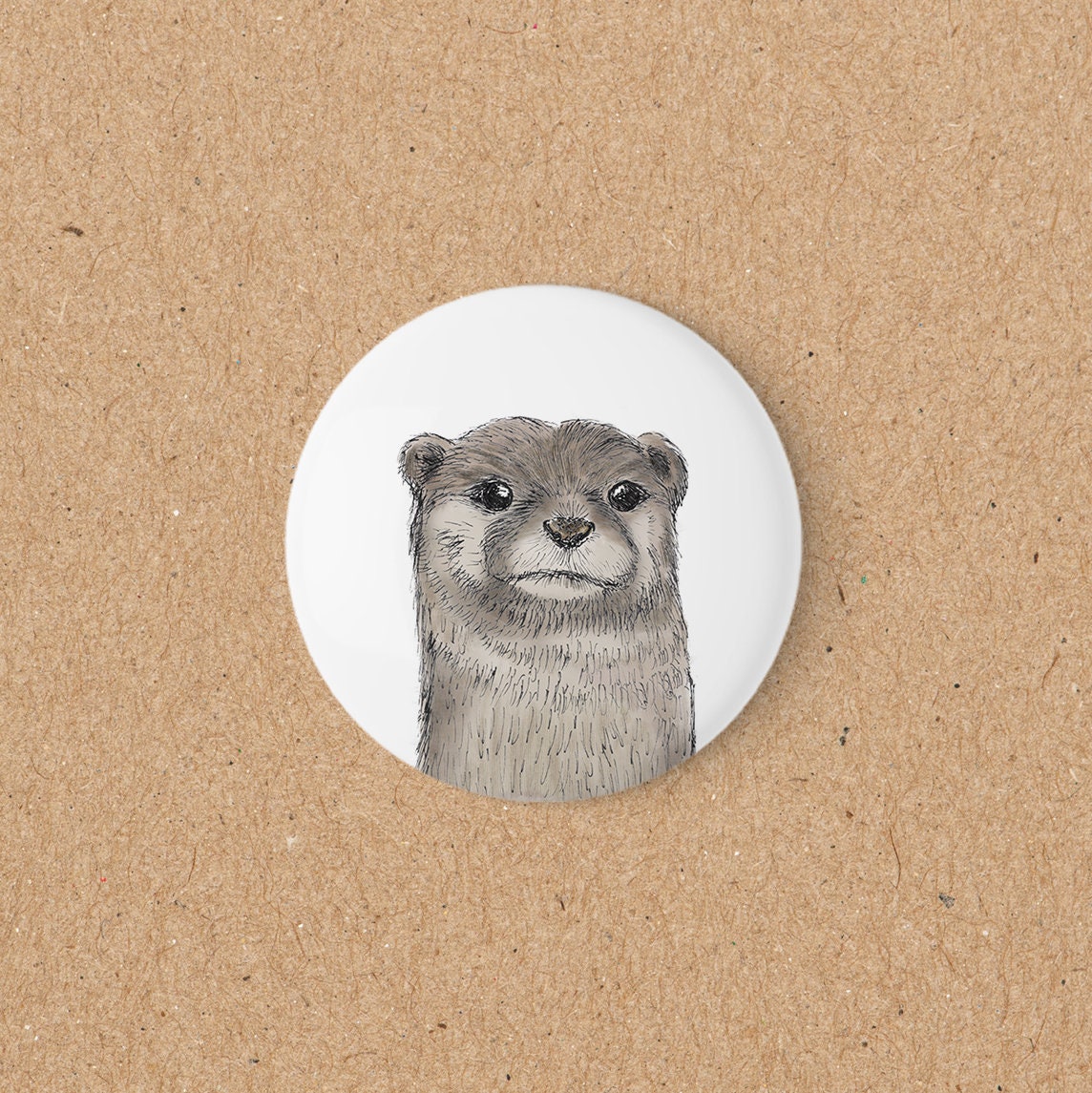 Magnetbutton | Kühlschrankmagnet | 55 mm | Otter Fiete