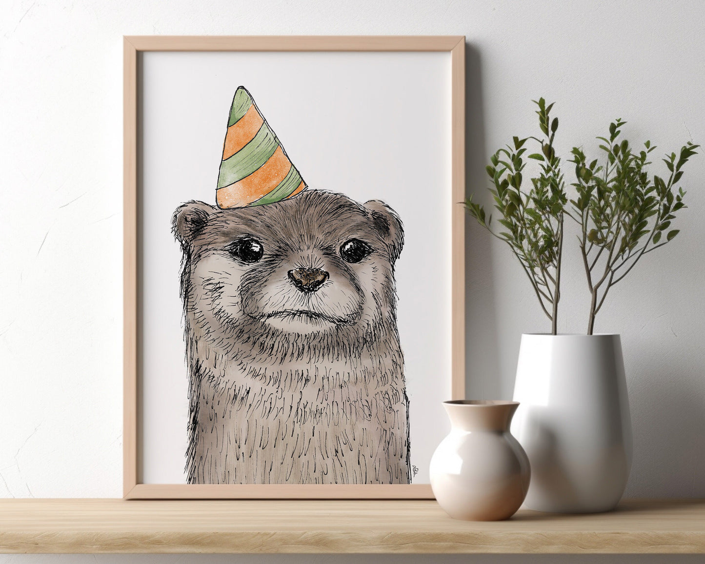 KUNSTDRUCK | Poster | Otter Fiete Party