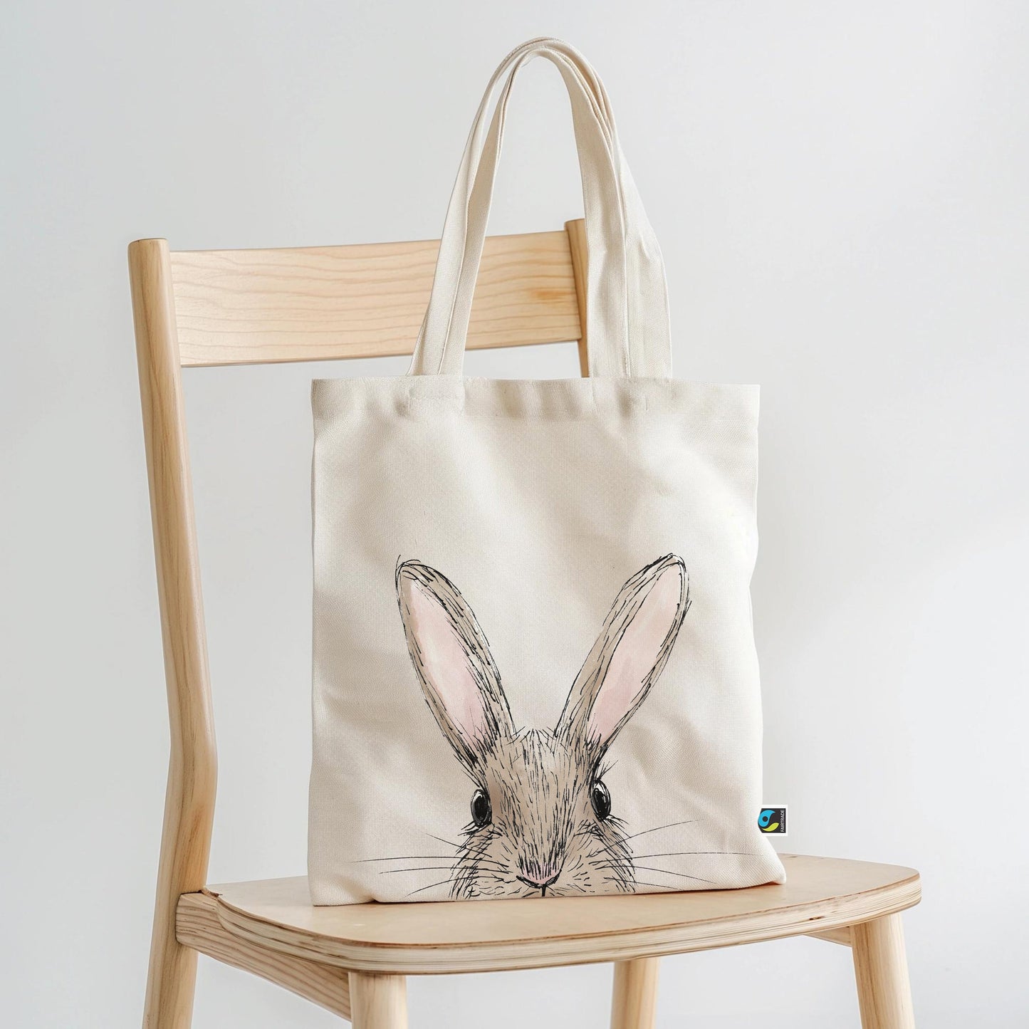 JUTEBEUTEL | Tragetasche | Beachbag | Hase