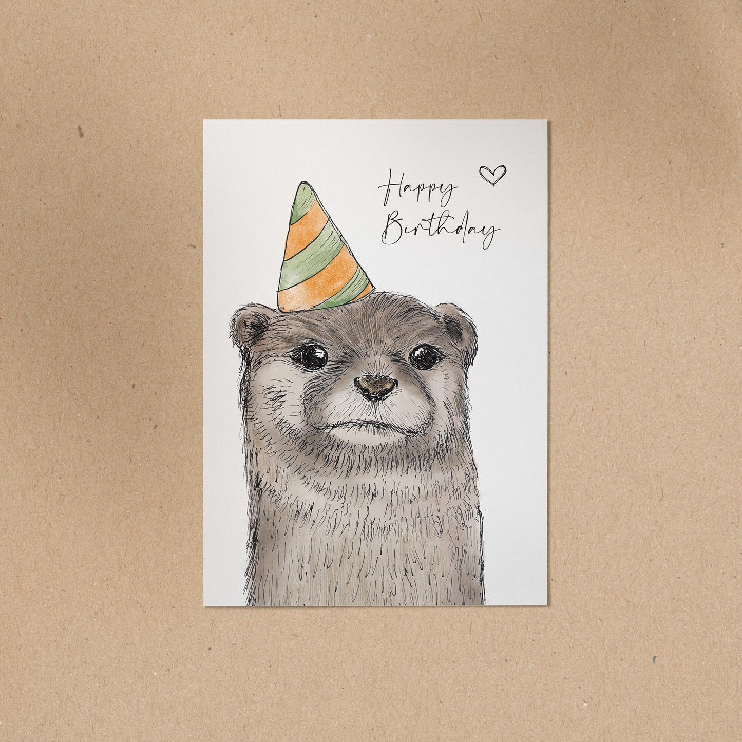 POSTKARTE | Otter Fiete | Happy Birthday