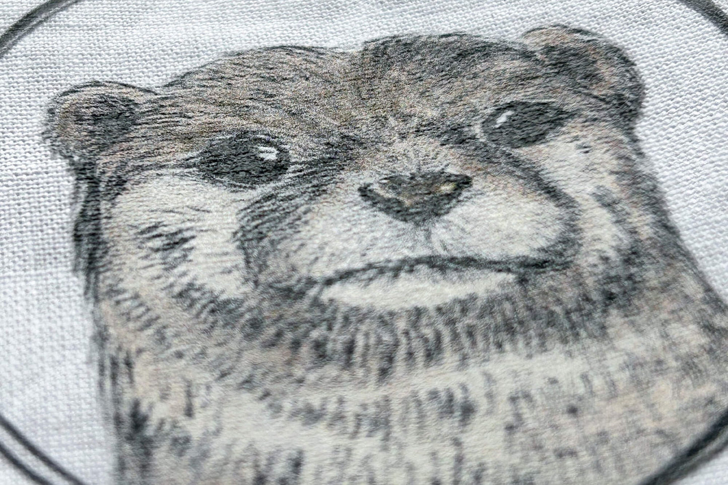 BÜGELBILD | T-Shirtdruck | rund | Otter Fiete